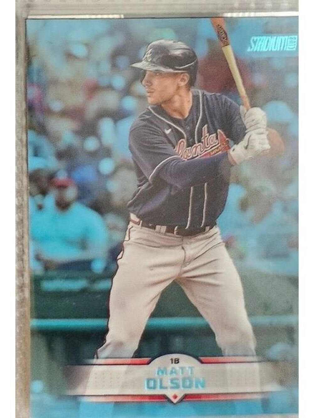 Matt Olson [Blue Insert] #5 - 2025 Topps Stadium Club - Atlanta Braves